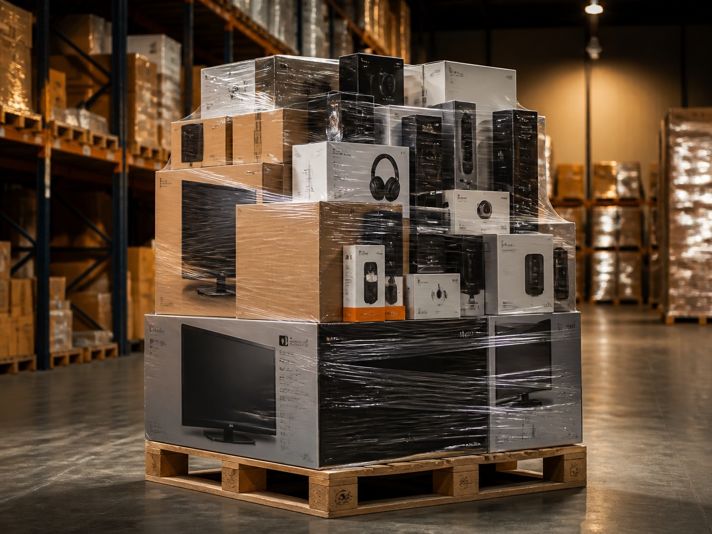 Pallet mix elettronica selezionata